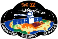 Emblemat SpaceX CRS-15