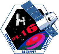 Emblemat SpaceX CRS-16