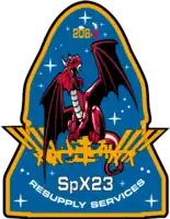 Emblemat SpaceX CRS-23