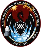 Emblemat SpaceX CRS-30