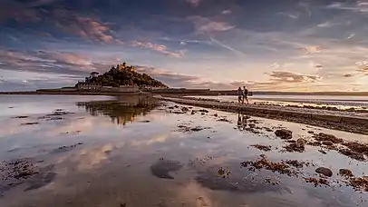 St Michaels Mount, Marazion w Kornwalii .