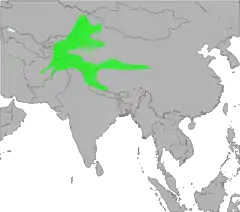 Mapa występowania