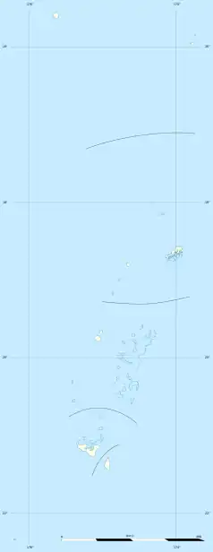 Mapa konturowa Tonga