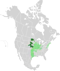 Mapa występowania