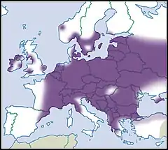 Mapa występowania