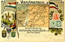 Czwórstyk Vaalserberg (pocztówka z 1905)