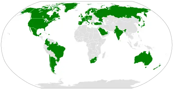 Worldwide Xbox Live availability map