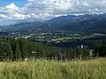 Widok ogólny na Tatry i Zakopane, 2010