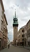 Znojmo, gotycka wieża ratuszowa (1445−1448)