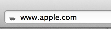 Apple's favicon at half mast