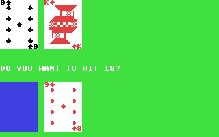 Screenshot for Computer Blackjack