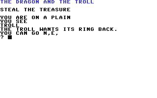 Screenshot for Dragon and the Troll, The