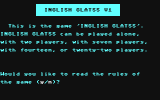 Screenshot for Inglish Glatss v1