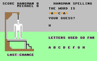 Screenshot for Ladders to Learning - Hangman IV