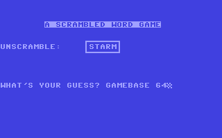 Screenshot for Scrambled Word