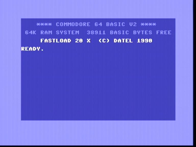 C64 podłaczony przez Composite video